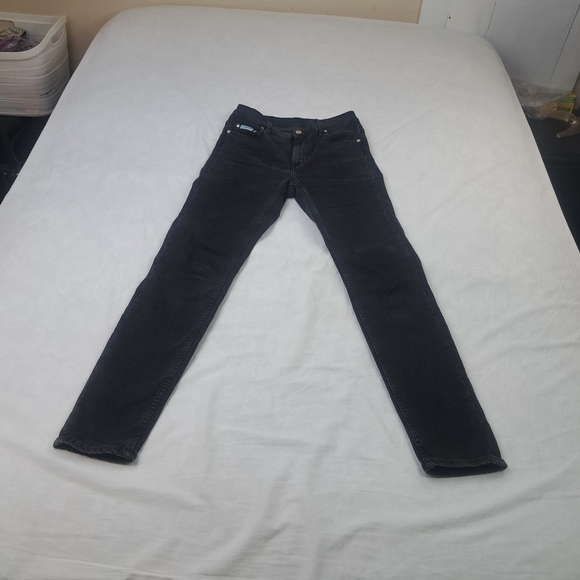 Alexa Chung Black Skinny Stretch Jeans Size 27 Made in Italy - Picture 8 of 10